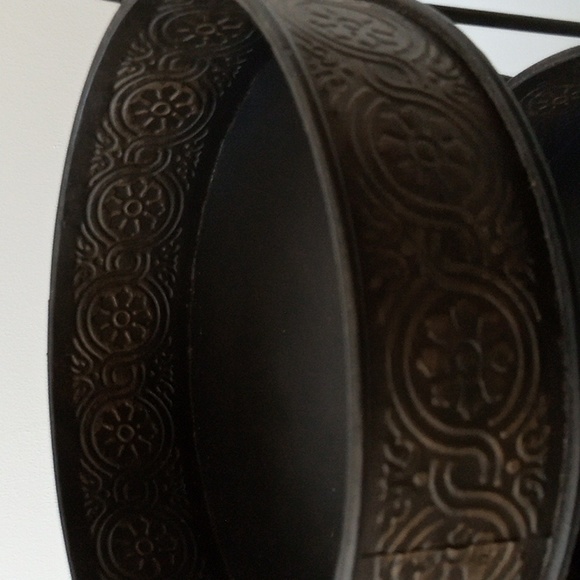 Two Tier Copper Metal Basket Floral - Picture 5 of 8